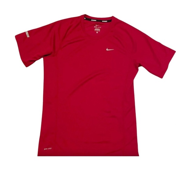 Nike Other - Nike Red Dry Fit Short Sleeve Tee